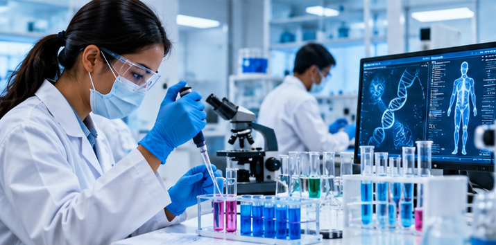 Pharmaceutical laboratory and clinical research environment