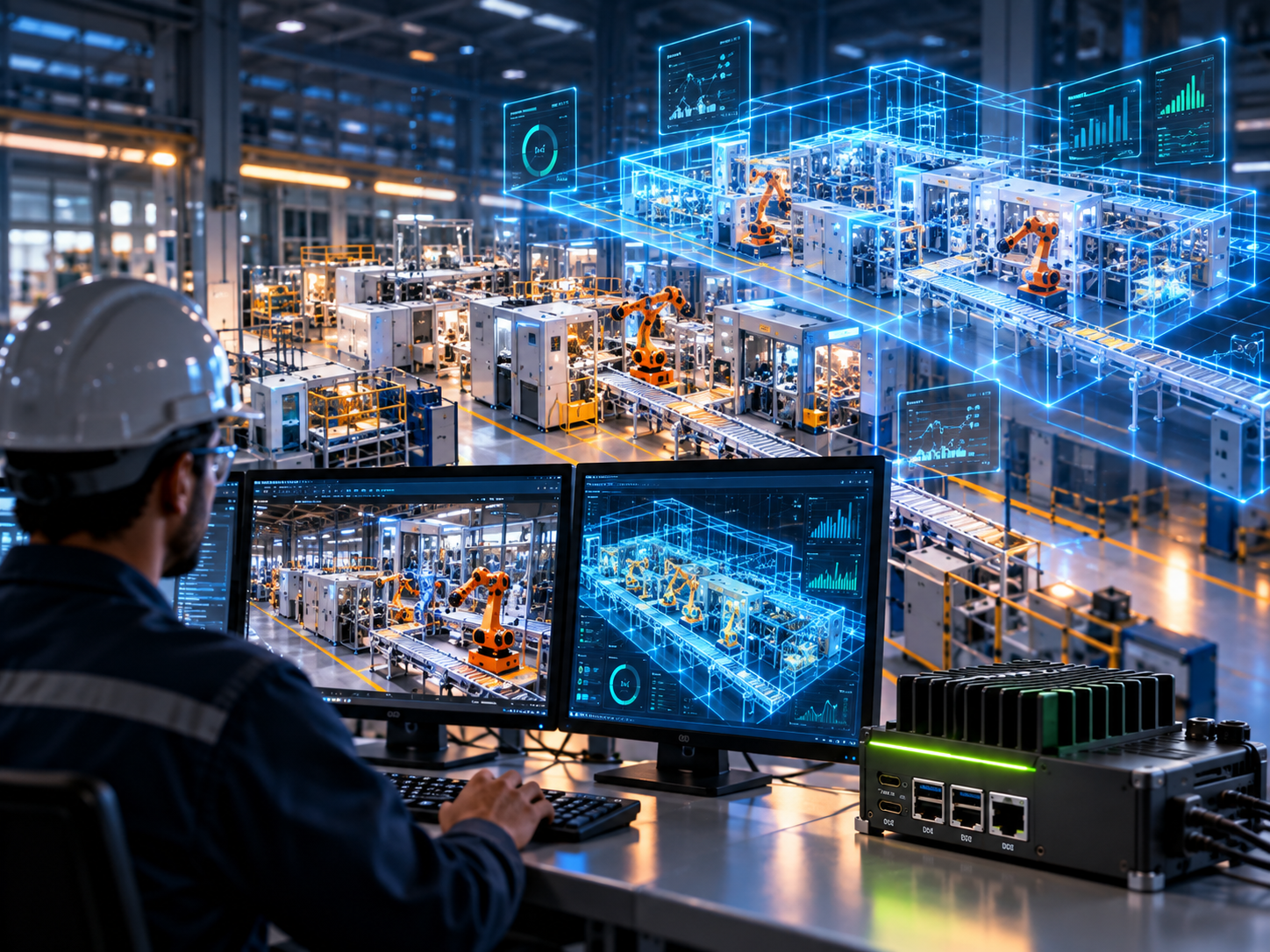 Digital Twin and IIoT Lab Industry 4.0 Robotic Innovation Center